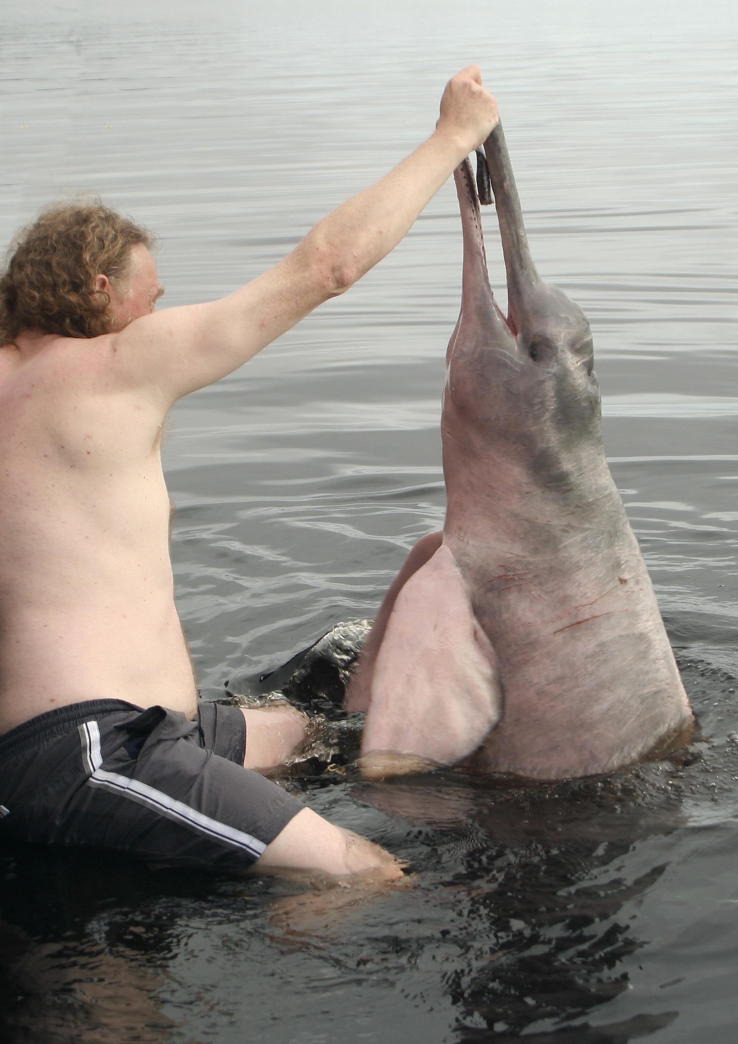 Andy with Dolphin